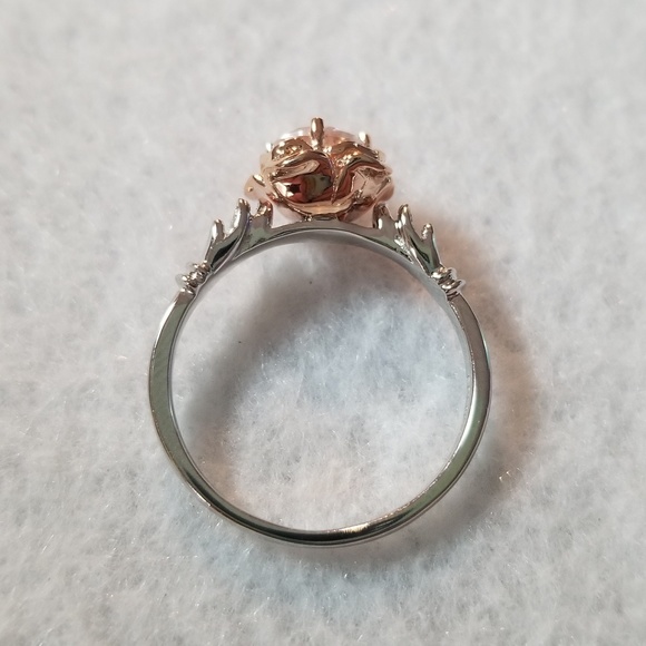 Natural 0.8ct Topaz & Diamonds Ring 🌷HOST PICK! - Picture 3 of 6